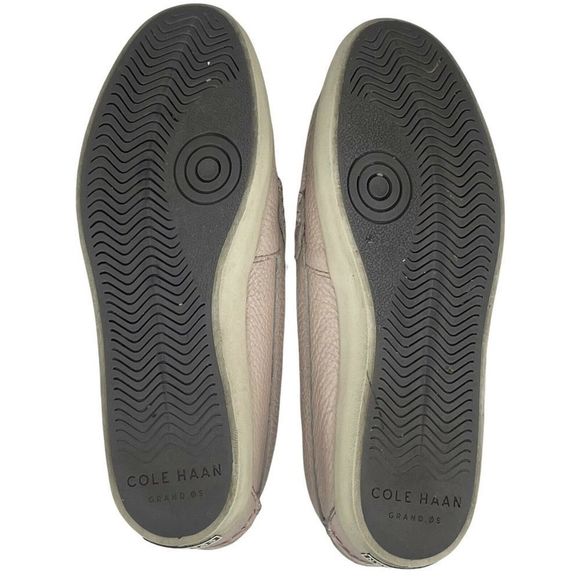 Cole Haan Womens Sz 6 Nantucket Pink Pebbled Leather Penny Loafer - Picture 7 of 8